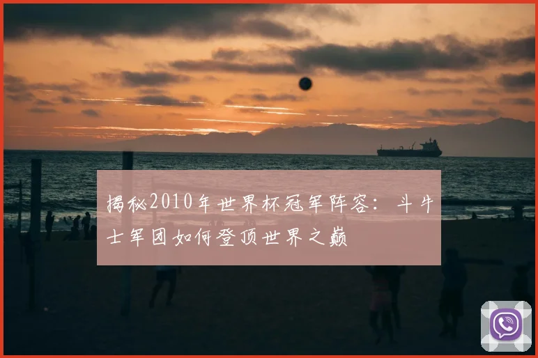 揭秘2010年世界杯冠军阵容：斗牛士军团如何登顶世界之巅